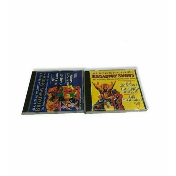 All the Hit Songs from 3 Broadway Shows King & I Sound of Music Man Lot of 2 Cds - Picture 1 of 3